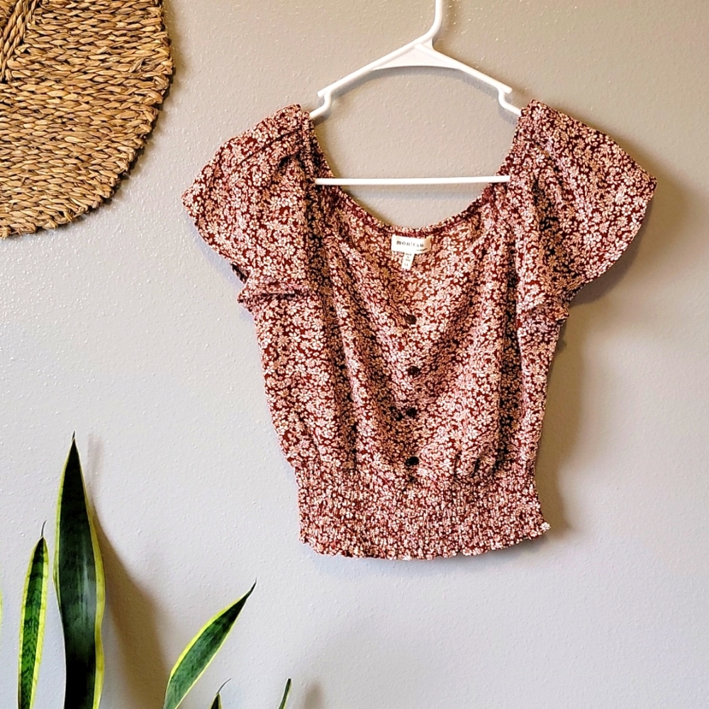 Boho Floral Blouse